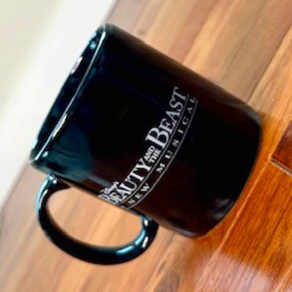 Disney's BEAUTY AND THE BEAST Broadway Musical Play NY Coffee Mug Tea Cup Black - Picture 6 of 6
